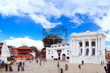Kathmandu Durbar Square (Basantapur Darbar Kshetra) in front of the old royal palace of the former Kathmandu Kingdom is one of three Durbar (royal palace) Squares in the Kathmandu Valley in Nepal